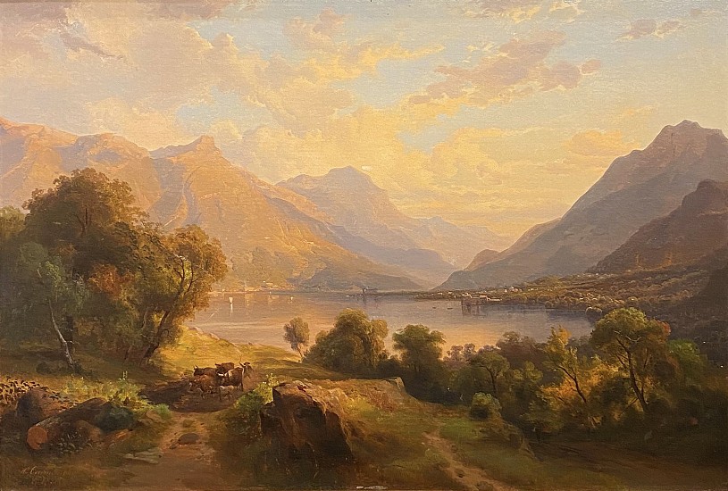 Johann Hermann Carmiencke, Along the Hudson River
1854, Oil on Canvas