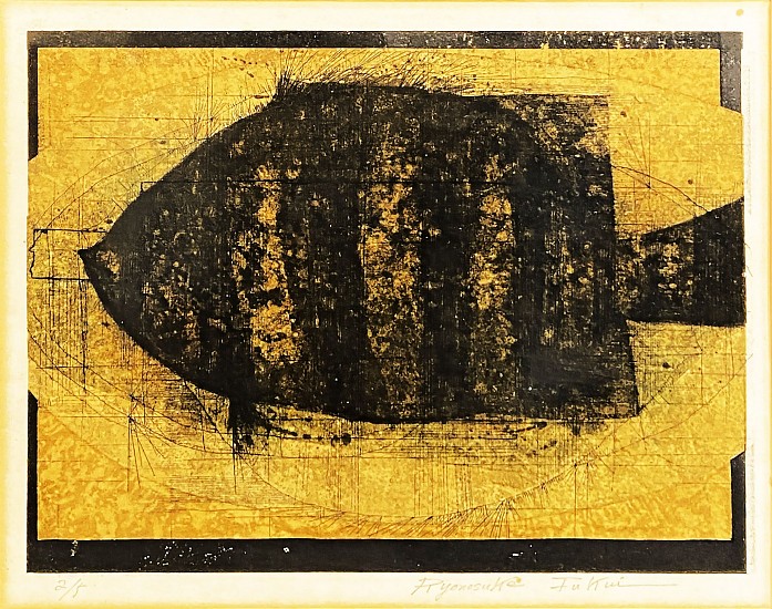 Ryonosuke Fukui, Fish
Color Lithograph