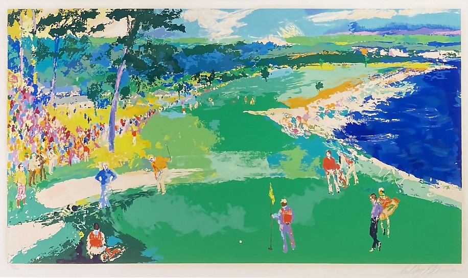 Leroy Neiman, The 18th at Pebble Beach
1998, Serigraph