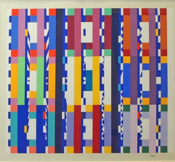 Yaacov Gipstein Agam, Curtain
Color Lithograph