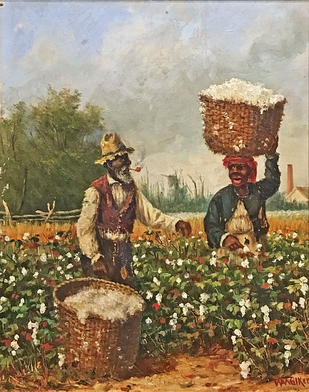 William Aiken Walker, Cotton Pickers
Oil on Board
