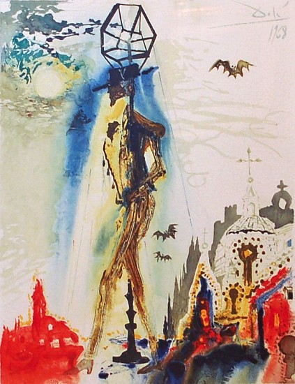 Salvador Dali, Don Jose's Final Appearance
Color Lithograph