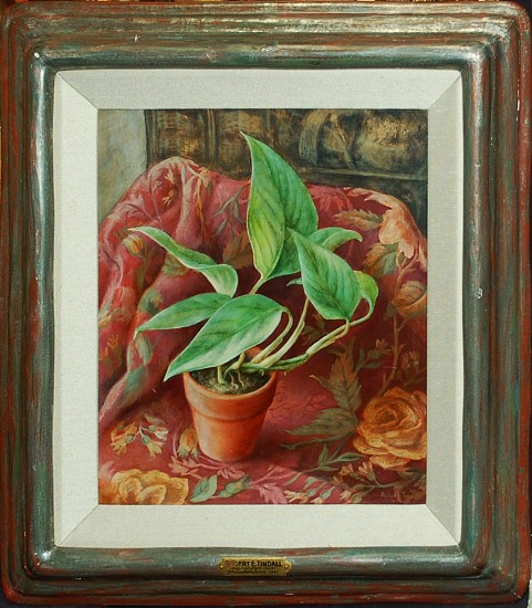 Robert E. Tindall, Philodendron
Egg Tempera with Resin-oil Glazes