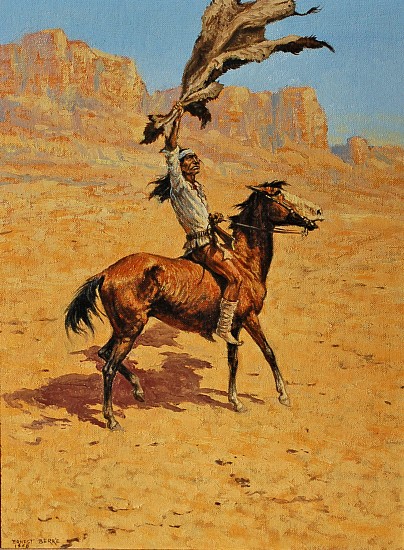 Ernest Berke, The Buffalo Signal
1968, Oil on Board