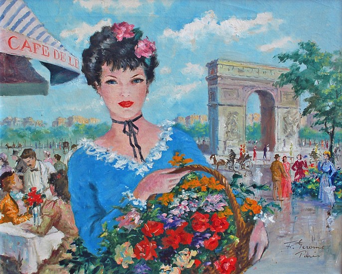 Francois Gerome, l'Arc De Triomphe
Oil on Canvas