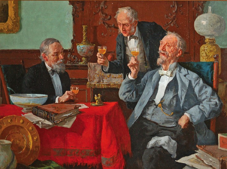 Louis Charles Moeller, The Toast
Oil on Canvas