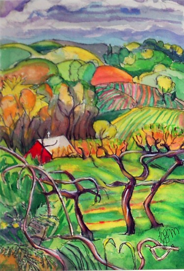Linda Green Metzler, Vineyard Hill Farm
Watercolor