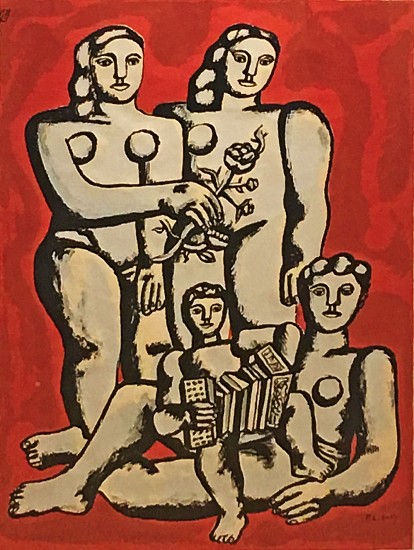 Fernand Leger, Family
Color Screenprint