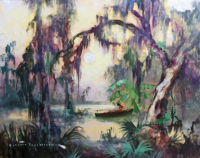 Colette Pope Heldner, Bayou Fisherman
Oil on Canvas