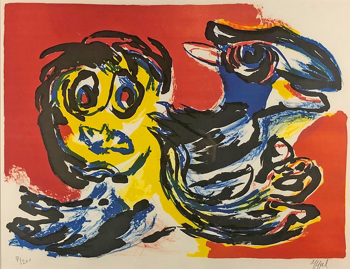 Karel Appel, Lizard and Goat
Color Lithograph