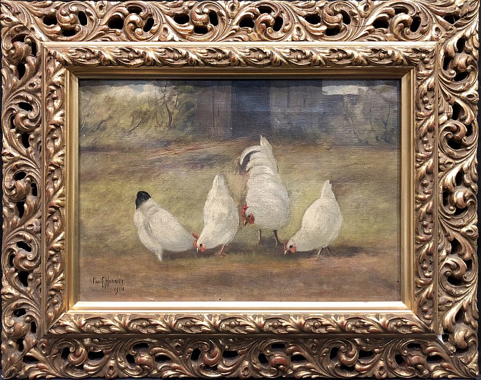 Paul Harney, Four White Chickens
1914, Oil on Canvas
