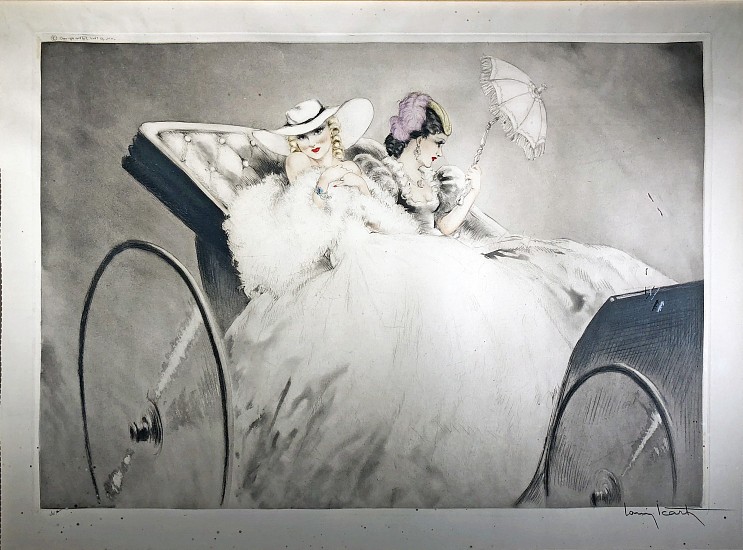 Louis Icart, Champs Elysees
Aquatint Engraving