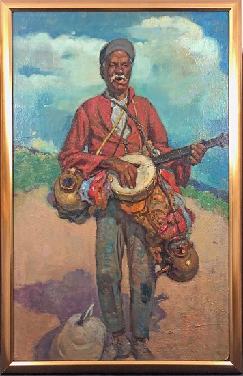John M Heller, The Banjo Player
Oil Painting on Board