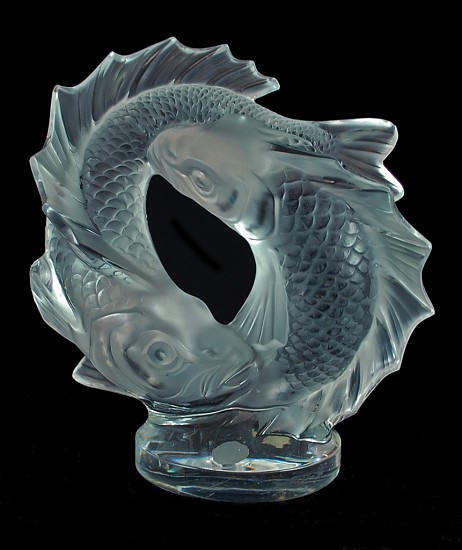 Lalique, Two Carp
Glass