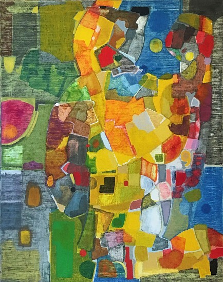 Louis Bartig, Abstract Composition
Oil on Canvas