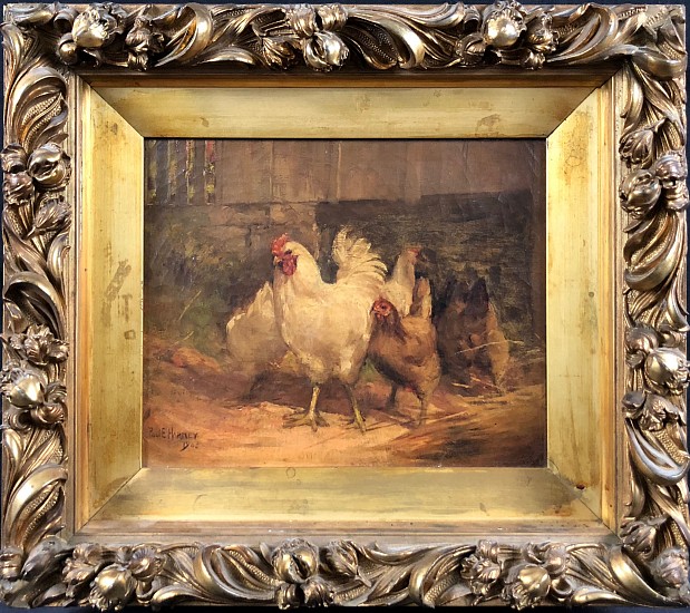 Paul Harney, Four Chickens
Oil on Canvas