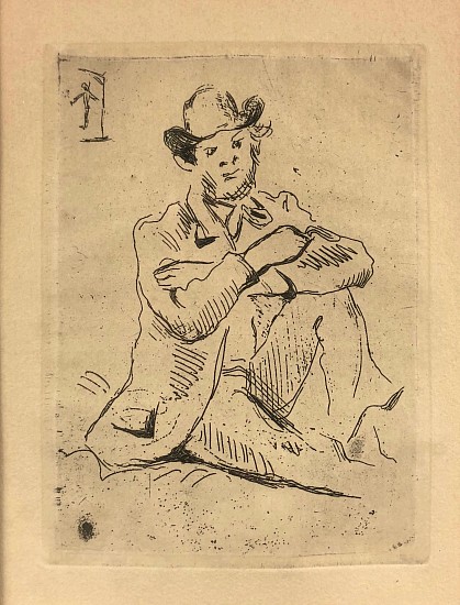 Paul Cezanne, Portrait of Painter, A. Guillaumin au Pendu
Etching