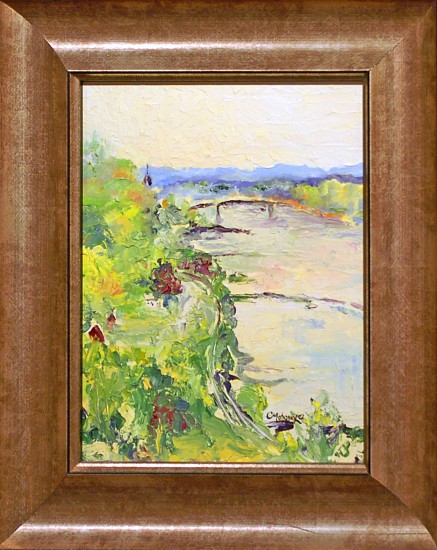 Catherine Mahoney, View of Hermann, Mo
Oil on Panel