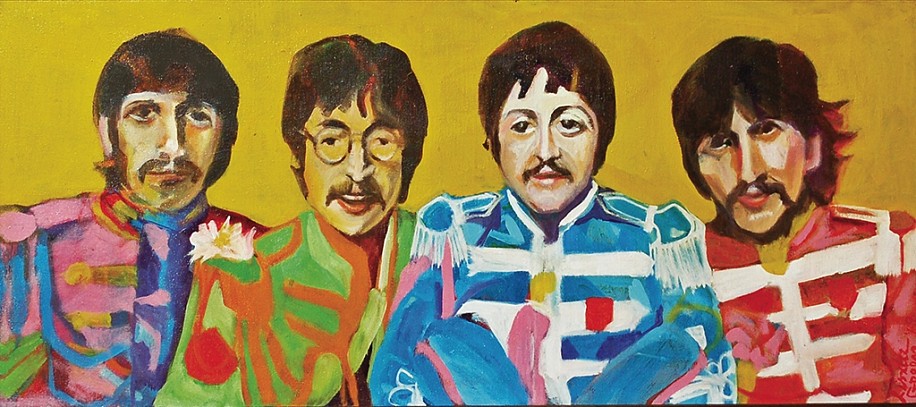 Linda Green Metzler, The Beatles
1968, Oil on Canvas
