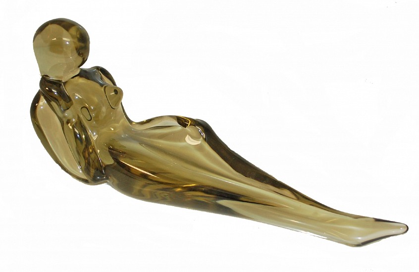 S. Noison, Reclining Figure
1978, Smoke Glass