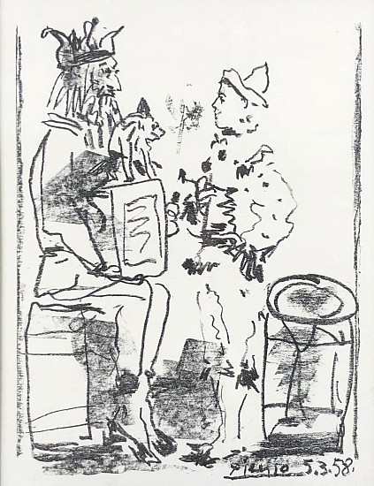 Pablo Picasso, Les Saltimbanques
Lithograph