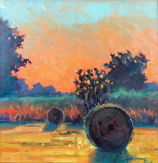 Julie Wiegand, Morning Fire
Oil on Board