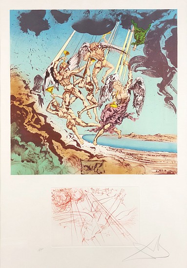 Salvador Dali, The Return of Ulysses
Color Lithograph