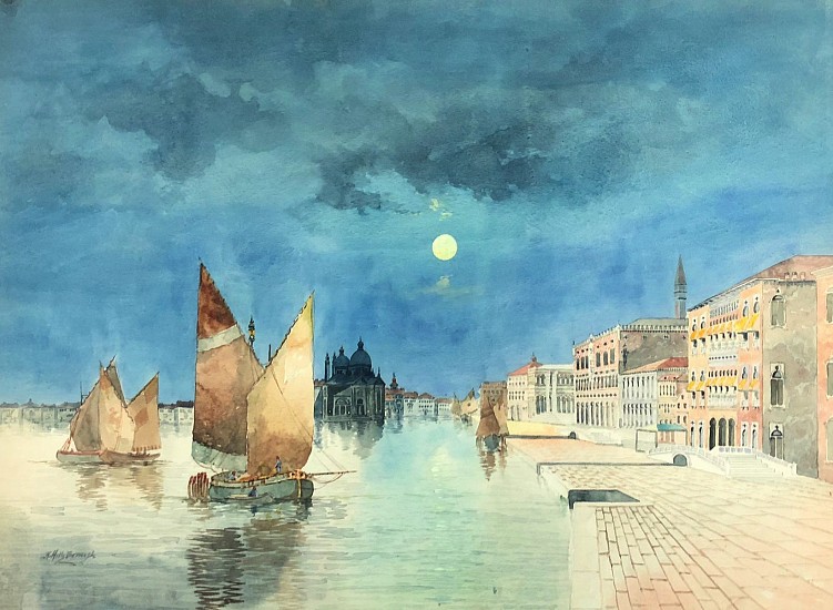 R. Hills Bemish, View of Venice
Watercolor
