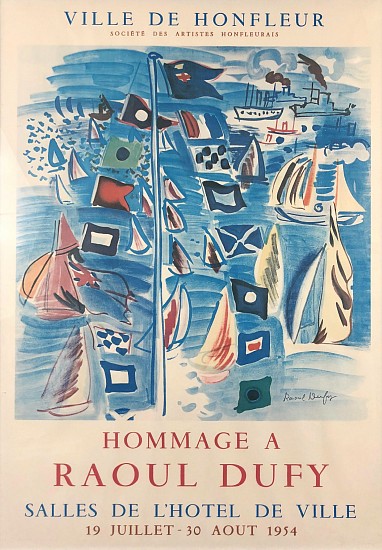 Raoul Dufy, Honfleur Poster
Color Lithograph Poster