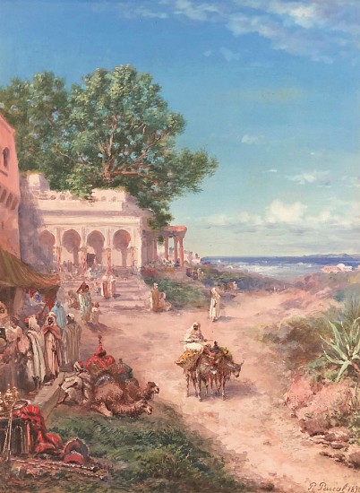 Pierre Pascale, Une Cafe More, Tunis
1896, Oil on Canvas