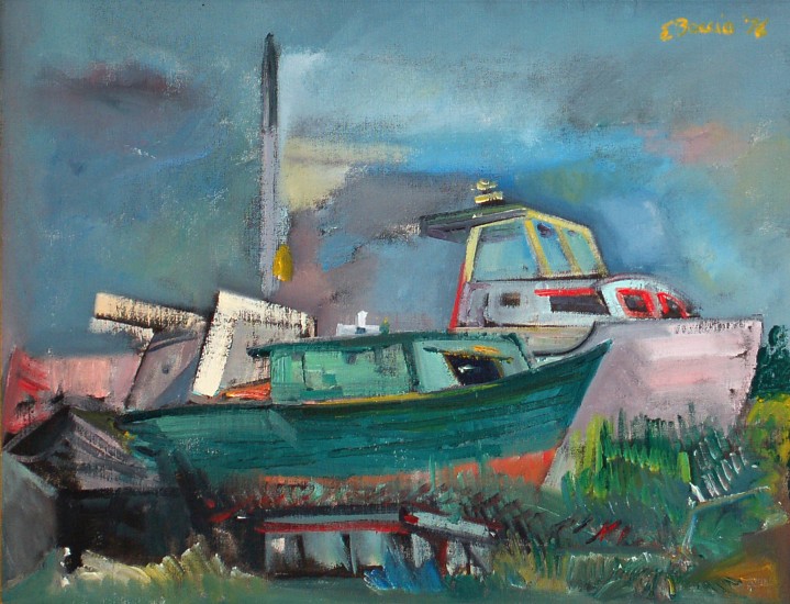 Edward Boccia, Boats in the Morning
1976, Oil on Canvas