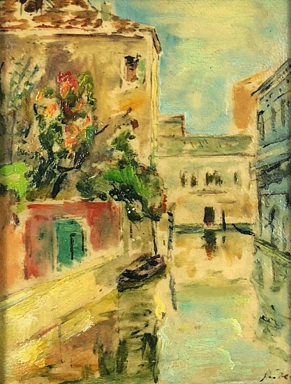 Fiorvante Seibezzi, Rio San Stin, Venice
Oil on Paper