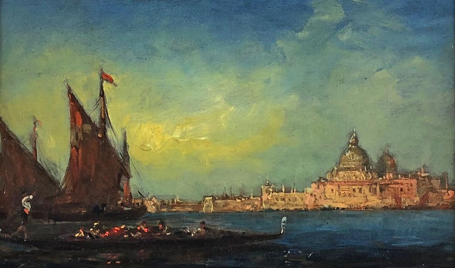 Felix Ziem, View of Venice
Oil on Panel