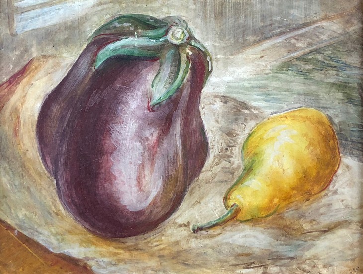 Robert E. Tindall, Eggplant and Pear
Egg Tempera with Resin-oil Glazes