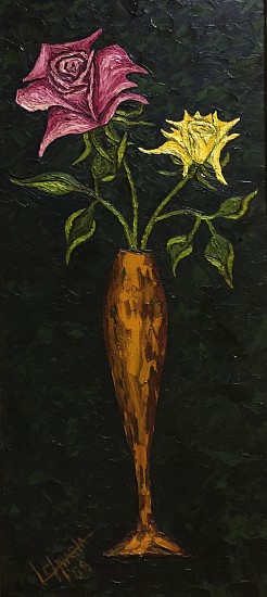 Louis Carl Hvasta, Roses
1958, Oil on Panel
