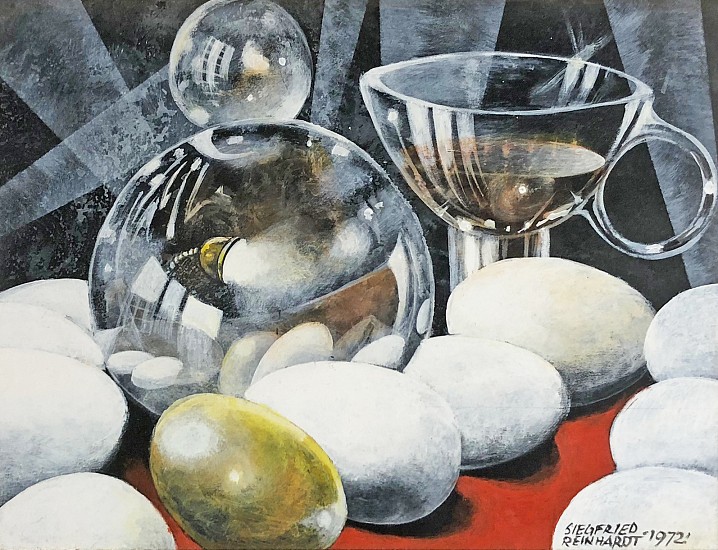 Siegfried Gerhard Reinhardt, Still Life #12
1972, Oil on Panel