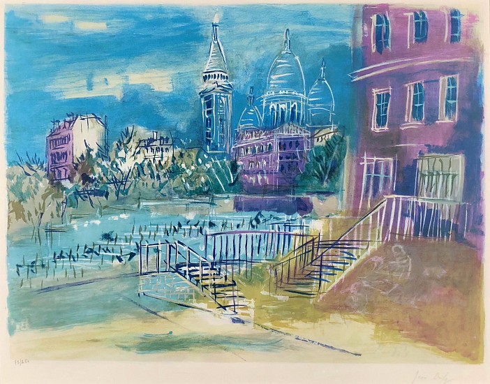 Jean Dufy, View of Paris
Color Lithograph