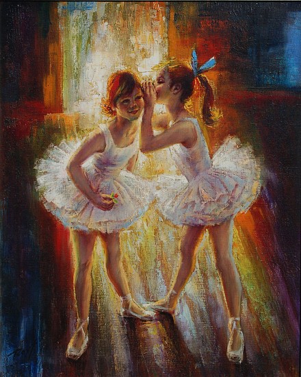 B. Frey, Young Ballerinas
Oil on Canvas