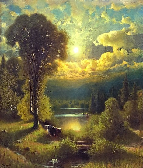 James Fairman, Sunset
Oil on Canvas