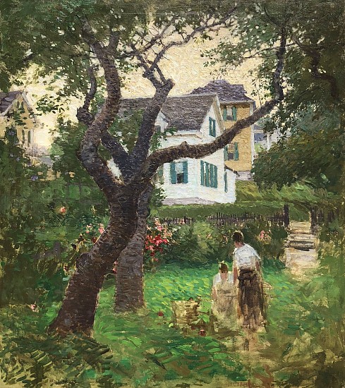 Paul Cornoyer, Under the Apple Tree
Oil on Canvas