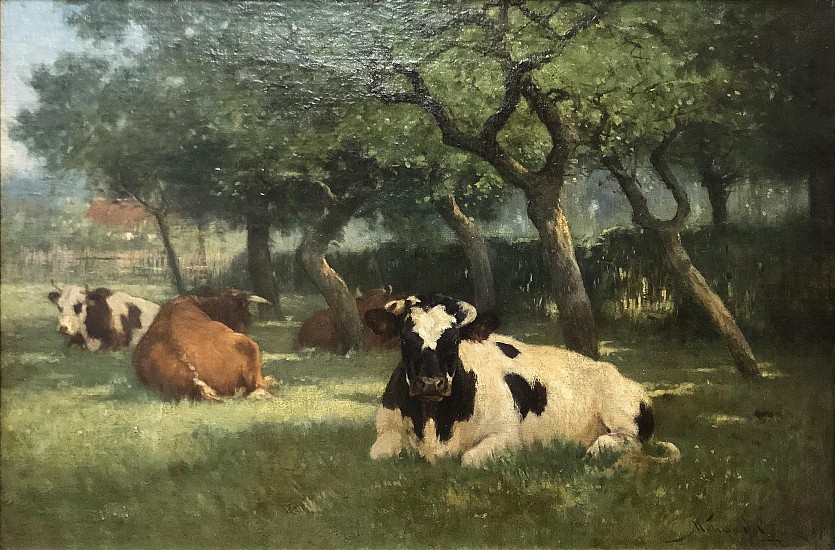 William H. Howe, Cows Lying in the Shade
1887, Oil on Canvas