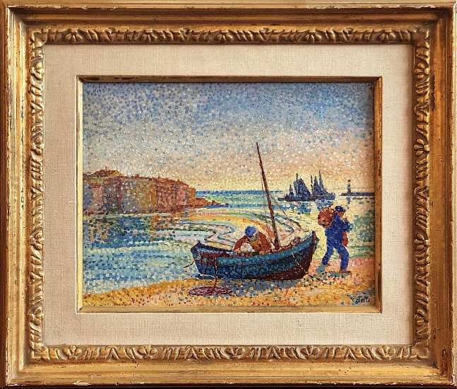 Yvonne Canu, Le Petite Port
Oil on Canvas