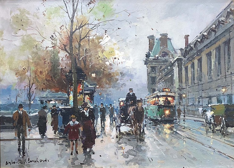 Antoine Blanchard, Quai du Louvre
Oil on Canvas