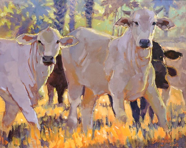 Julie Wiegand, Sunny Surprise
Oil on Board