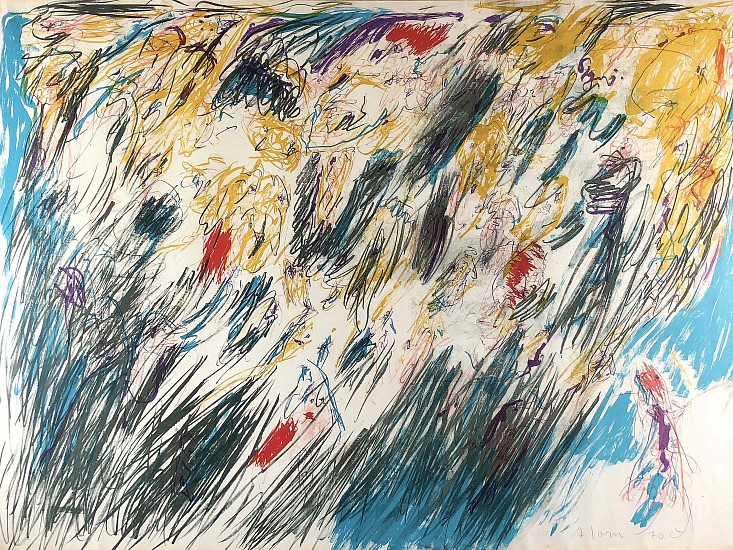 Asger Jorn, Das Offene Versteck (The Open Hiding Place)
1970, Color Lithograpgh