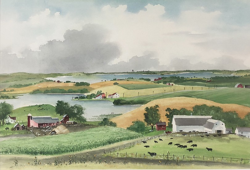 Arthur Dehn, Two Lakes Farm
Watercolor