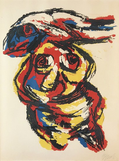Karel Appel, Figurative Abstract
1963, Color Lithograph