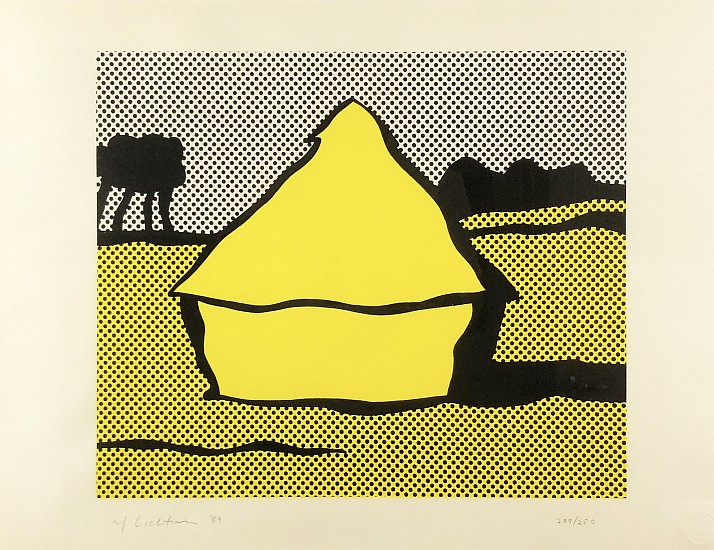 Roy Lichtenstein, Haystack
1969, Color Lithograph