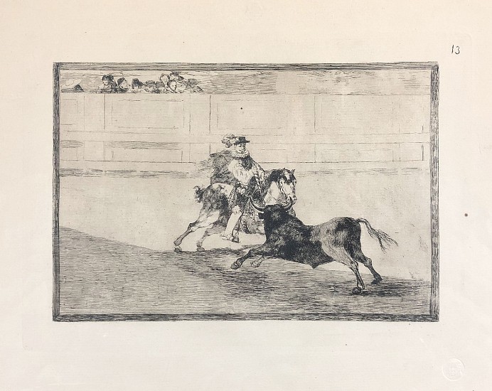 Francisco De Goya, La Tauromaquia
Etching