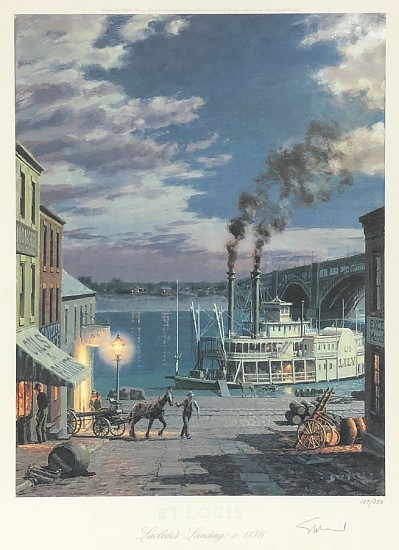 John Stobart, Laclede's Landing
Print